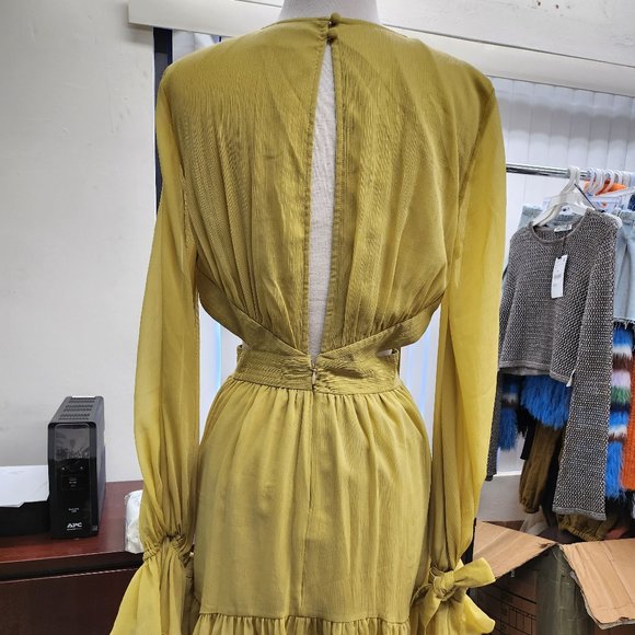 ASOS DESIGN soft mini dress with topstiching cuff and waist detail - Picture 3 of 3